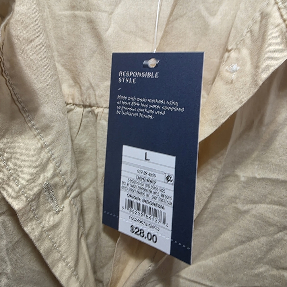 Universal Thread Women's Tunic Collared Button-Down Shirt Size Large NWT! - Picture 8 of 10